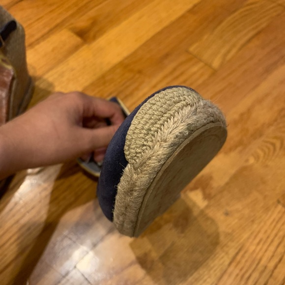 Sam Edelman Harmony Navy Espadrilles Size 8.5M - Picture 4 of 6